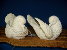 VINTAGE PAIR OF SCULPTURED PEACE DOVES BY A. SANTINI