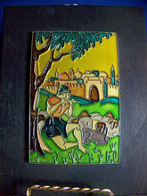 VINTAGE CLOISONNE PLAQUE