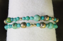 DESIGNER STERLING SILVER AND TURQUOISE BRACELET