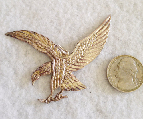 STERLING SILVER EAGLE PENDANT